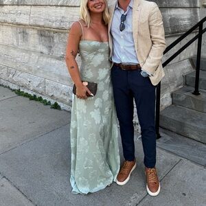 House of CB Tan Maxi Dress